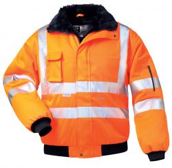 orange Warnschutz-Pilotenjacke GUSTAV, von elysee