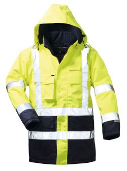 Warnschutz Parka JANNIS gelb/marine