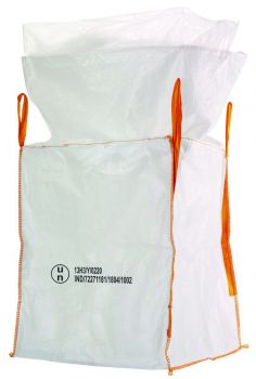 UN Gefahrgut BigBag / 90x90x110cm / 13H3Y Tragkraft 1000kg