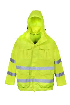 Warnschutz-Regenjacke / 