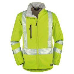 Warnschutz-Softshelljacke TYLER / PROTECT Workwear / leuchtgelb