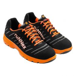 FlexStar 5175 / ruNNex / Sicherheitshalbschuhe / schwarz-orange