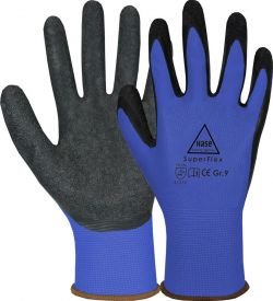 Montagehandschuh SuperFlex / Blau / HaseSafety / 508610B