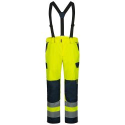 FLOKI Warnschutz-Bundhose / gelb-marine / Gr. S-XXXL