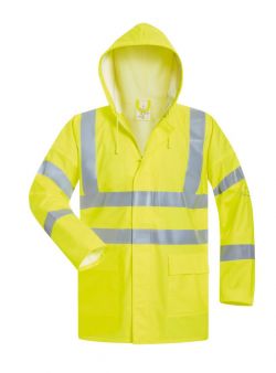 REINHOLD Multinorm PU-Regenjacke fluoreszierend gelb