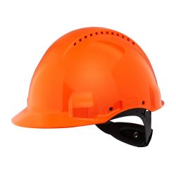 Orangener Schutzhelm / G30NUO / Uvicator / belftet / 3M