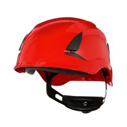 Roter Schutzhelm SecureFit / X5505NVE-CE-4 / nicht belftet