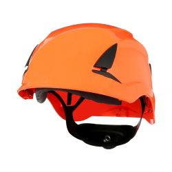 Orangener Schutzhelm SecureFit / X5507NVE-CE-4 / nicht belftet