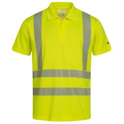 LEENS UV- und Warnschutz Polo-Shirt gelb