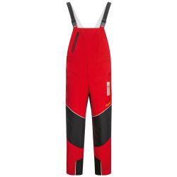 SPEIERLING Schnittschutzlatzhose rot/schwarz/gelb