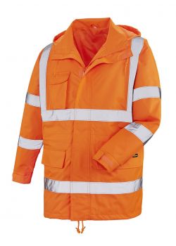 BARRIE Warnschutz-Regenjacke / teXXor / leuchtorange