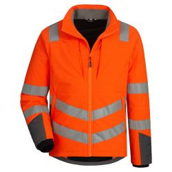 BECHTOL Warnschutz Steppjacke orange/grau