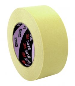 3M Kreppklebeband 501E Beige, 36 mm x 50 m, 0,150 mm, 24 Rollen /Kt