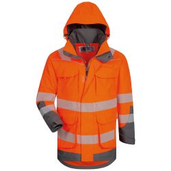 HERWIN Warnschutz-Parka orange/grau