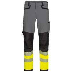 MERSCH Warnschutz Stretch-Bundhose grau/schwarz/gelb