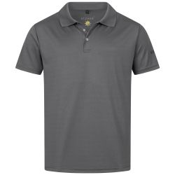 SOMALO Funktions-Polo-Shirt grau