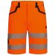 ROUEN Warnschutz Stretch-Shorts orange