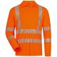 HARLINGEN UV- und Warnschutz Langarm Polo-Shirt orange
